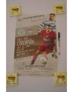 In the USA - Celtic v Liverpool Championsworld poster 26/07/2004