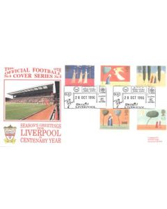 Season's Greetings from Liverpool on Centenary Year First Day Cover of 28/10/1996