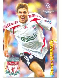 Liverpool - Steven Gerrard Russian produced postcard