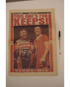 Liverpool Echo newspaper of 28/05/1985