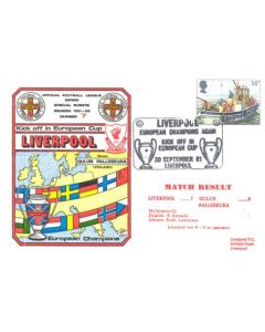 Liverpool - European Champions Again - First Day Cover 30/09/1981