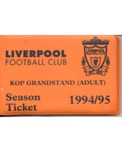 Liverpool season ticket 1994-1995