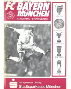 1981 European Cup Semi-Final Bayern Munich v Liverpool official programme 22/04/1981 Rare!